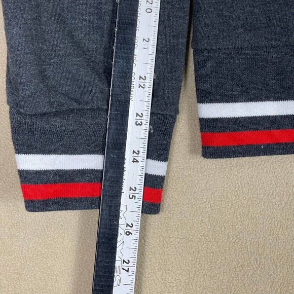 Chicago Bulls Windy City Pullover Sweater Mens L Gray Patch Design Logo - Picture 7 of 10